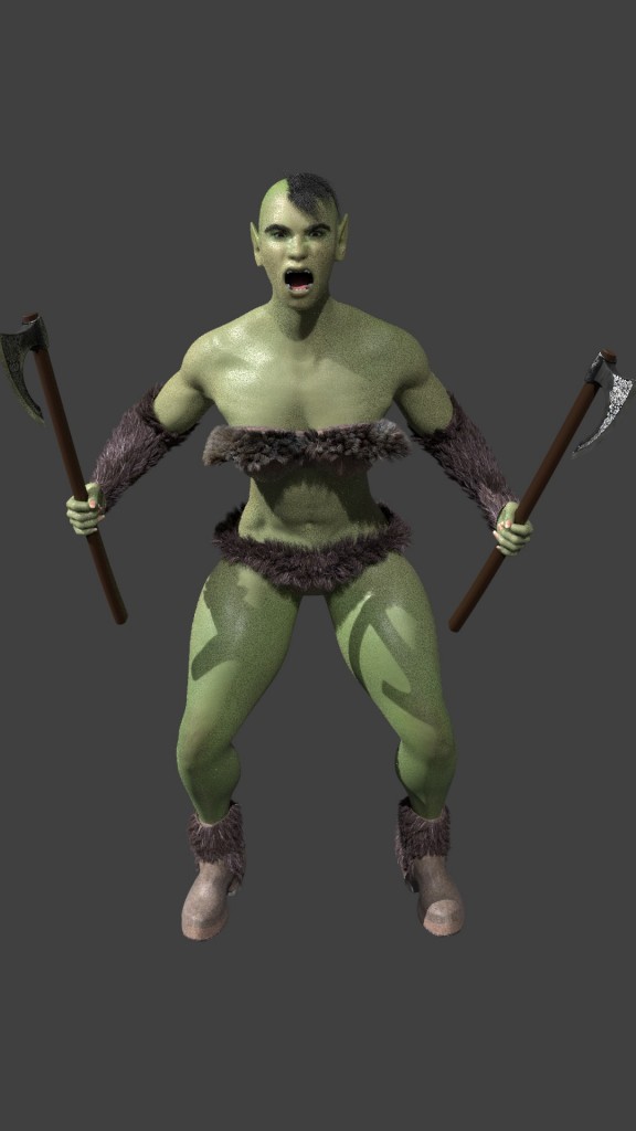 Female Orc Warrior preview image 4